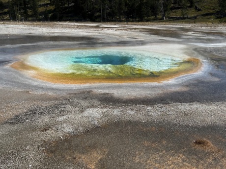 eruptions in Yellowstone Lake, West Thumb area